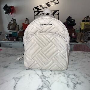 Michael Kors Cement Color Quilted Women's Backpack